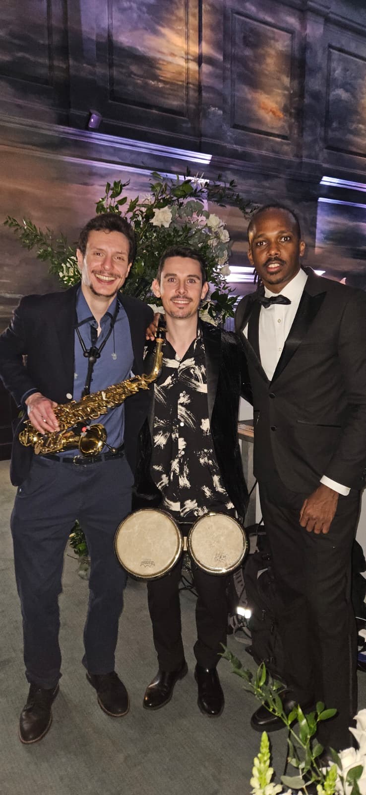 James at a professional event performance set-up